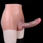 Realistic Wearable Penis Sleeve Pants – Strap-on , Hollow, 9 Inch Extension