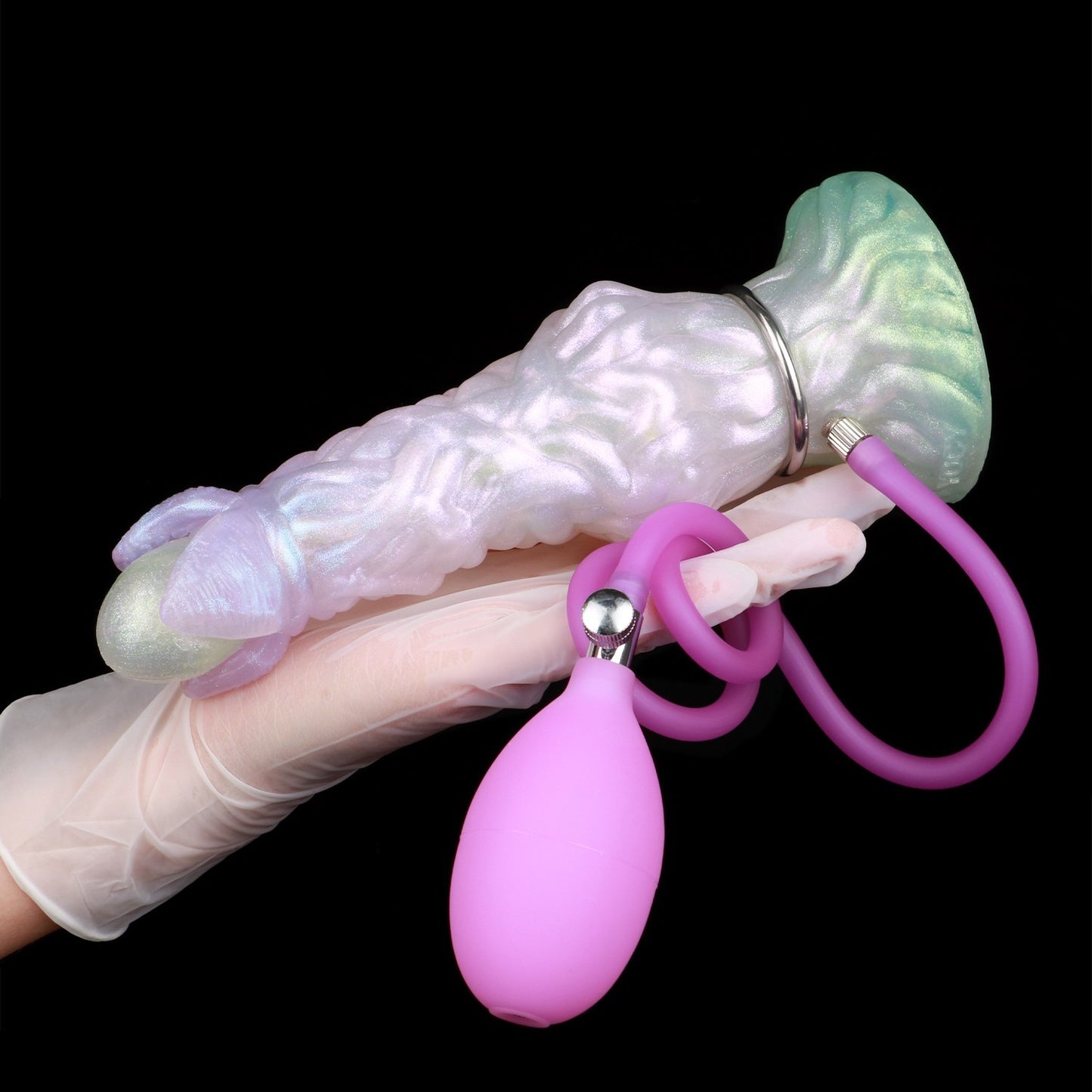 Fantasy Alien Egg-Laying Dildo | Ovipositor with Squirting Pump | Silicone Toy