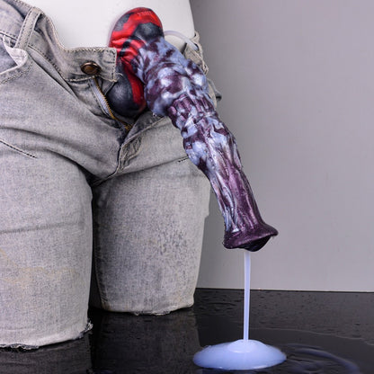 Fantasy Alien Dildo with Squirting Feature | Realistic Silicone Cum Ejaculation