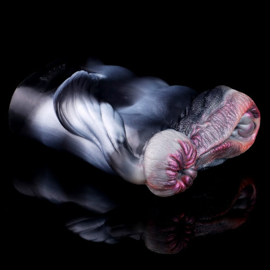 The Twin – Dual Channel Fantasy Silicone Masturbator | 6.3" | Textured Stroker