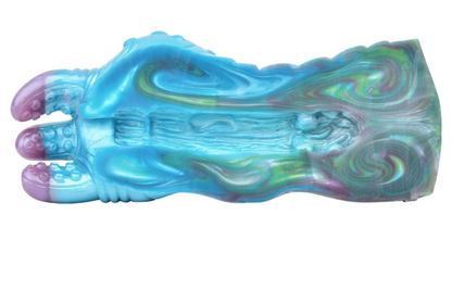 Fantasy Silicone Masturbator 7.5" Monster Claw Textured Tunnel Medical-Grade