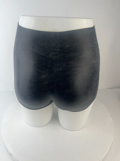 Silicone Hollow Penis Pants Black 9.6" Wearable Sleeve Realistic Design