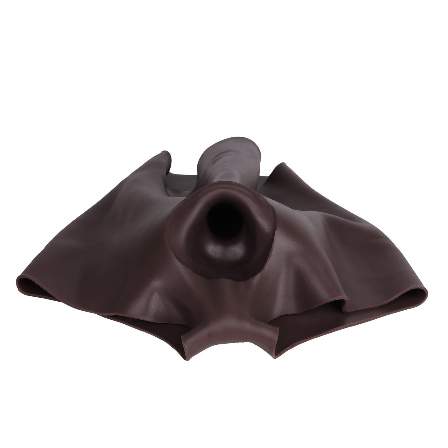 Silicone Hollow Penis Pants Brown 9.6" Wearable Sleeve Hyper Realistic