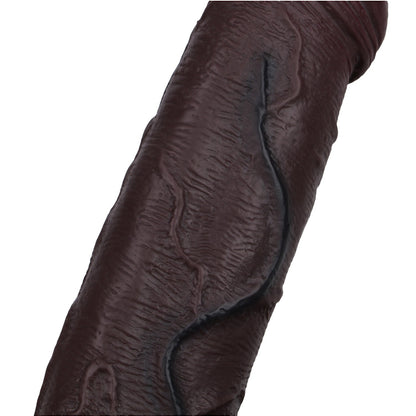 Silicone Hollow Penis Pants Brown 9.6" Wearable Sleeve Hyper Realistic