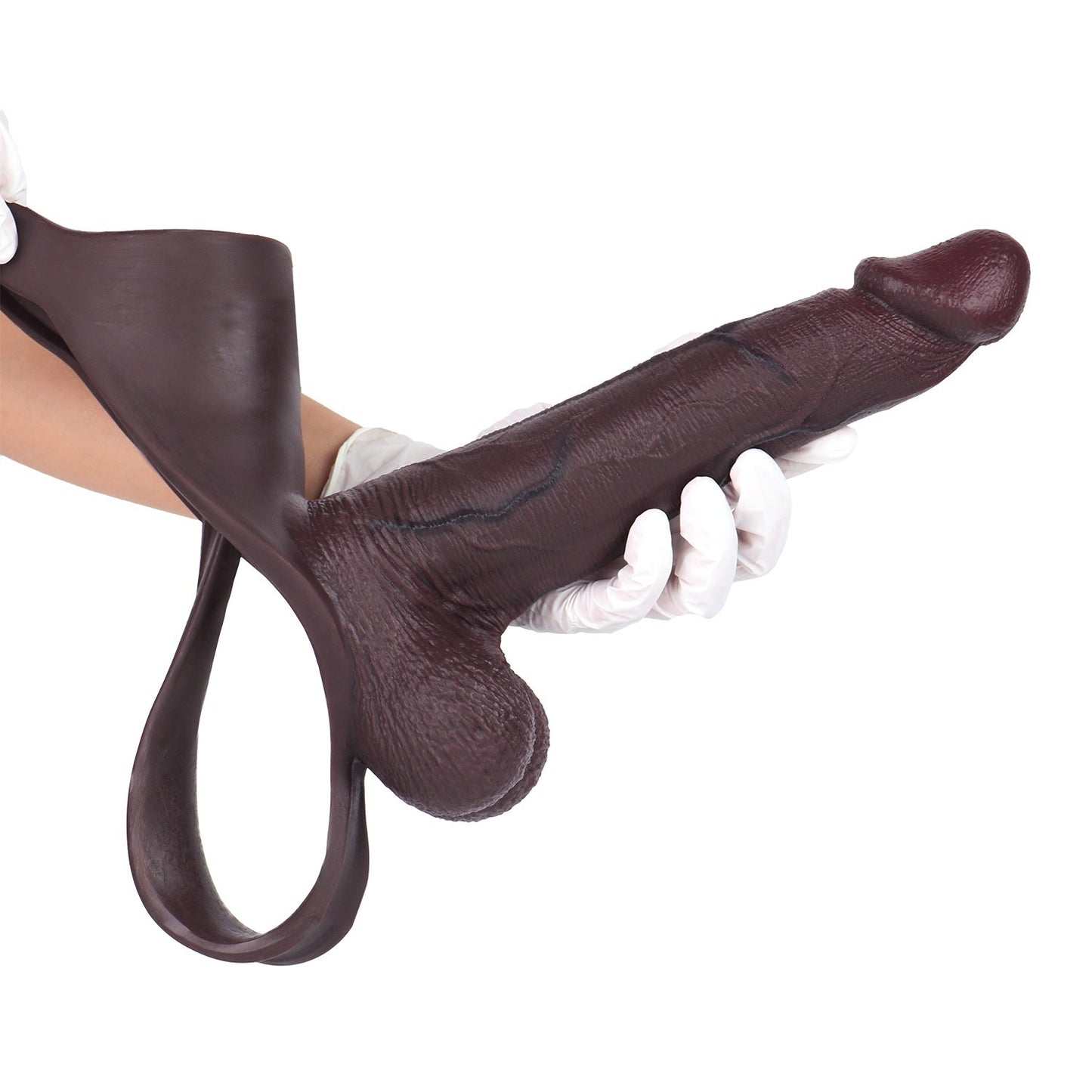 Hollow Wearable Silicone Dildo Pants – Hyper Realistic Body Enhancer for Play