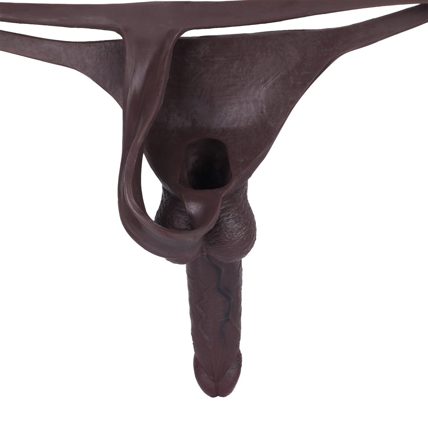 Hollow Wearable Silicone Dildo Pants – Hyper Realistic Body Enhancer for Play