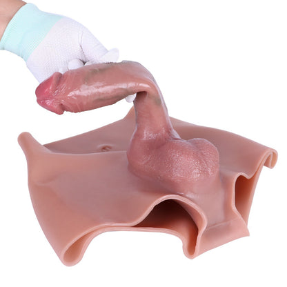 Hyper-Realistic 9.45" Long-Wear Silicone Dildo Pants – Full-Length Wearable