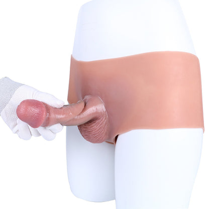 Hollow Wearable Silicone Sleeve Pants 6.4" – Short King,Girth Thickness Enhancer