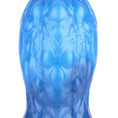 Dual Layer Fantasy Dildo Curved Textured Thick Shaft Strap On Compatible 8.46in