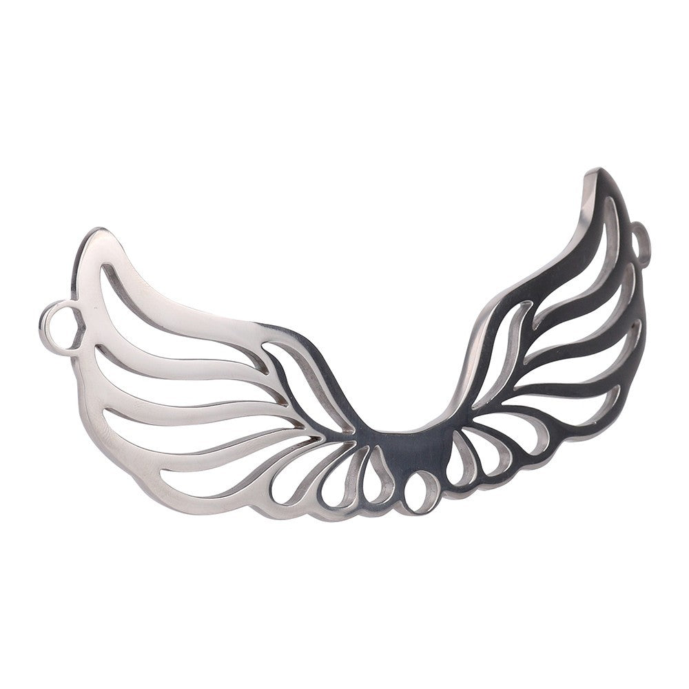 Angel Wings – Steel & Pearl Intimate Crotch Chain | Stainless Steel Body Jewellery