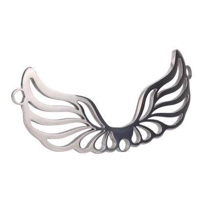 Angel Wings – Steel & Pearl Intimate Crotch Chain | Stainless Steel Body Jewellery
