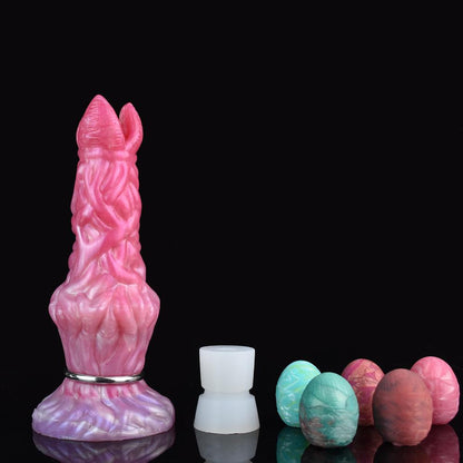 Egg-Laying Dildo – Unique Alien Fantasy Toy with Eggs & Inflation Pump