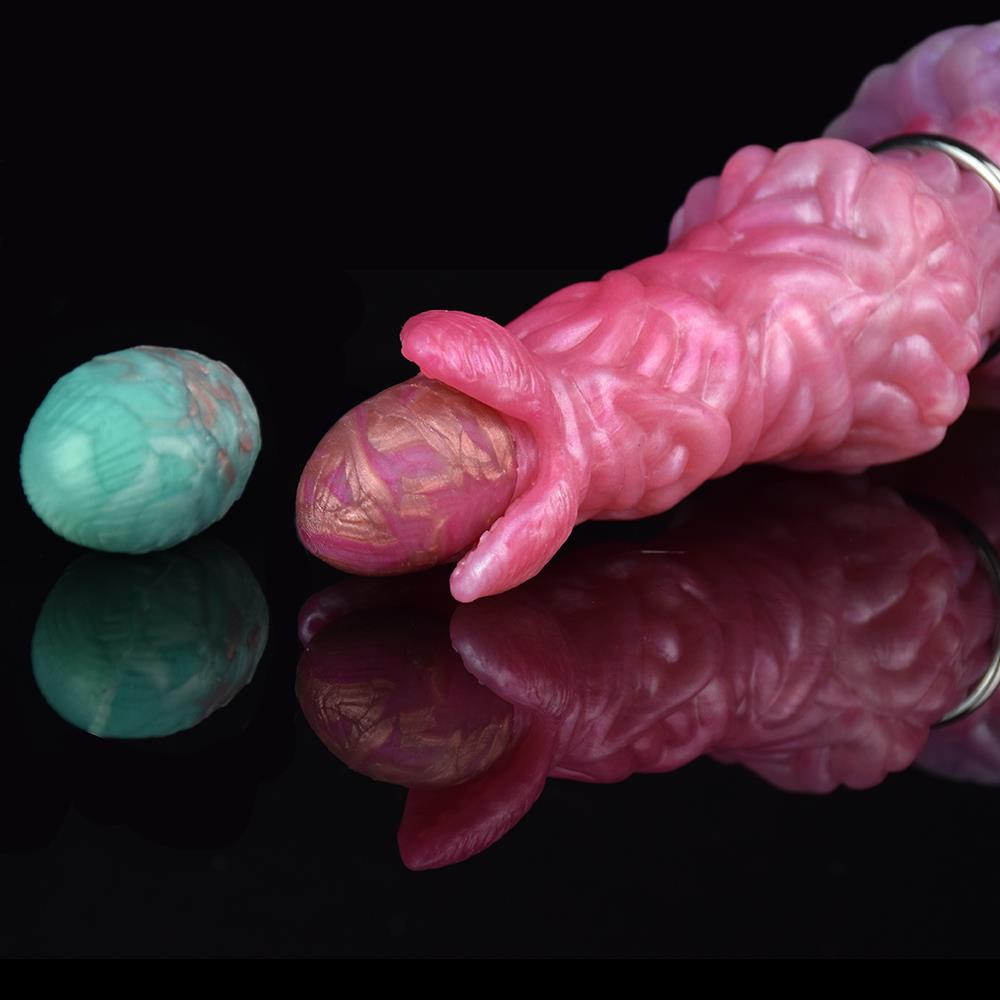Egg-Laying Dildo – Unique Alien Fantasy Toy with Eggs & Inflation Pump
