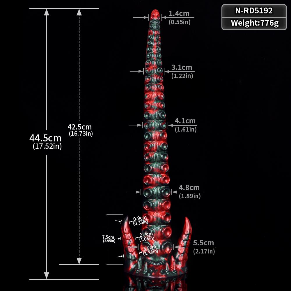 Alien Tentacle Fantasy Dildo – 17.5”