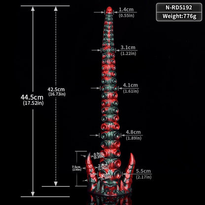 Alien Tentacle Fantasy Dildo – 17.5”