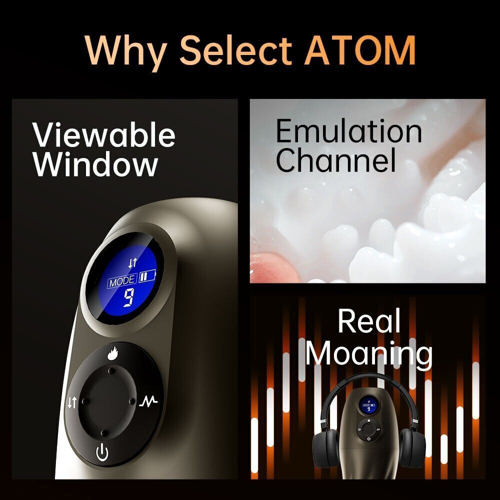 Automated Male Masturbation Cup - Heat - Vibe - Suck