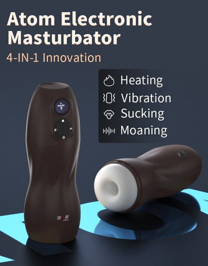 Automated Male Masturbation Cup - Heat - Vibe - Suck