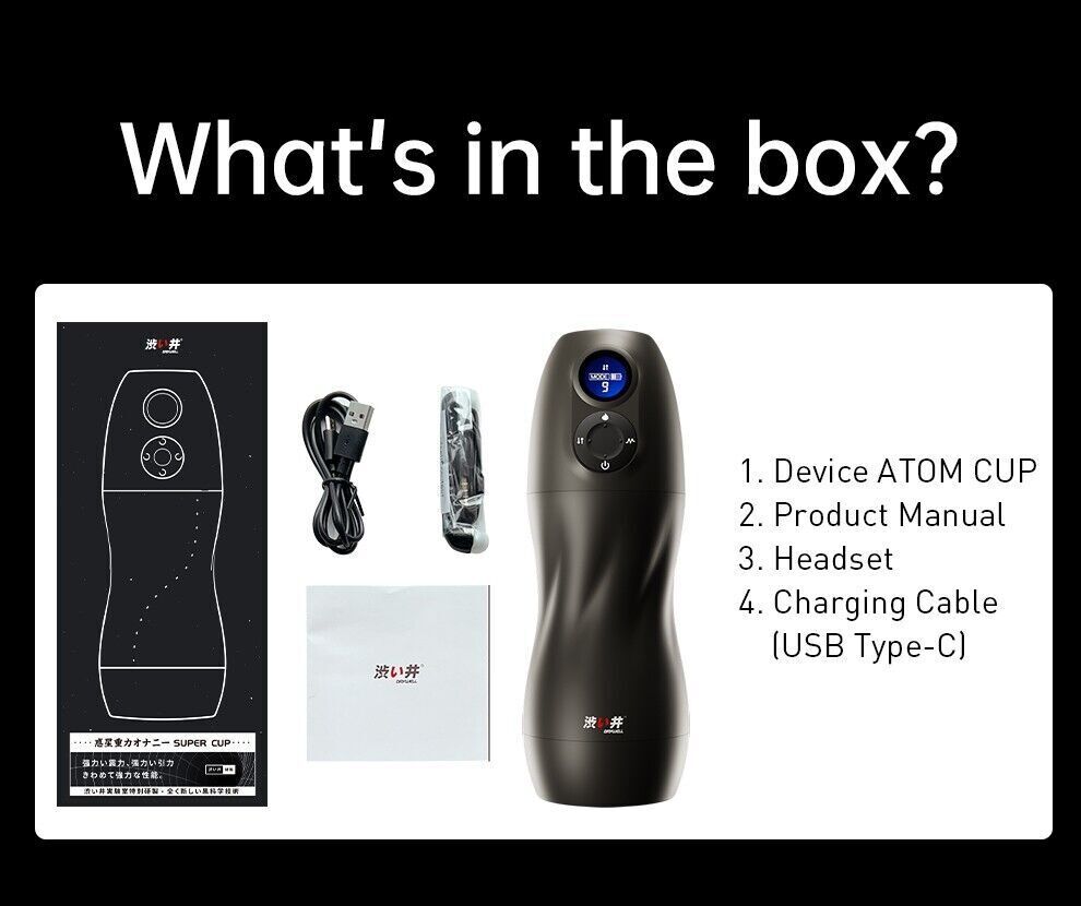 Automated Male Masturbation Cup - Heat - Vibe - Suck