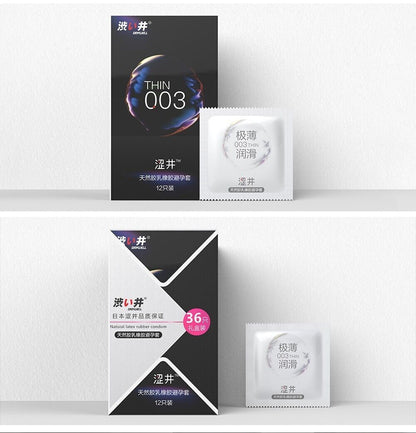Ultra Thin Condoms 12 Pack Naked Feel Hyaluronic Acid Non Greasy
