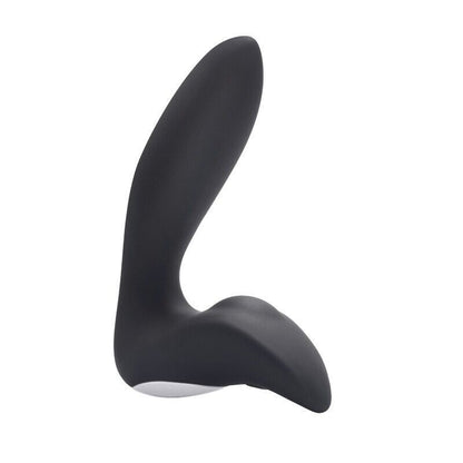 Remote Vibrating Anal Prostate Massager - 12 Intense Modes - Black - 136 x 32mm