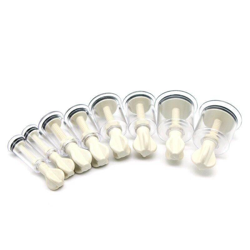 Nipple / Body Vacuum Cups Set - 4 Sizes