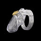 Clear Male Chastity Cage with Lock