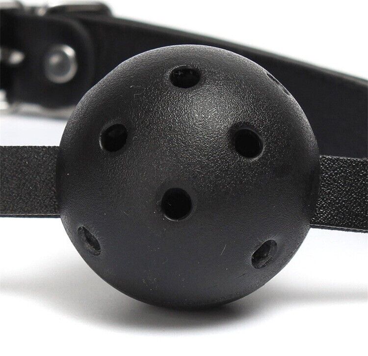Ball Gag Bondage Collar with Nipple Clamps