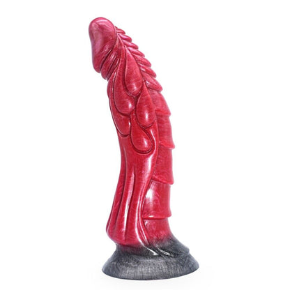 Mystical Fusion - Red and Black Fantasy Dildo - 8.5Inch Length & 2Inch Girth