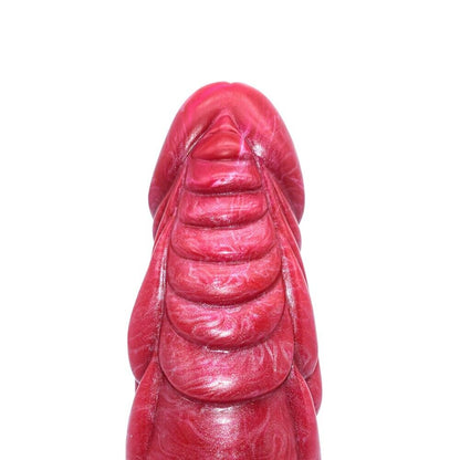 Mystical Fusion - Red and Black Fantasy Dildo - 8.5Inch Length & 2Inch Girth