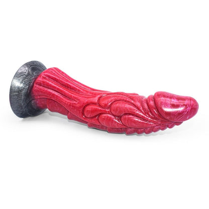 Mystical Fusion - Red and Black Fantasy Dildo - 8.5Inch Length & 2Inch Girth