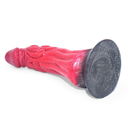Mystical Fusion - Red and Black Fantasy Dildo - 8.5Inch Length & 2Inch Girth