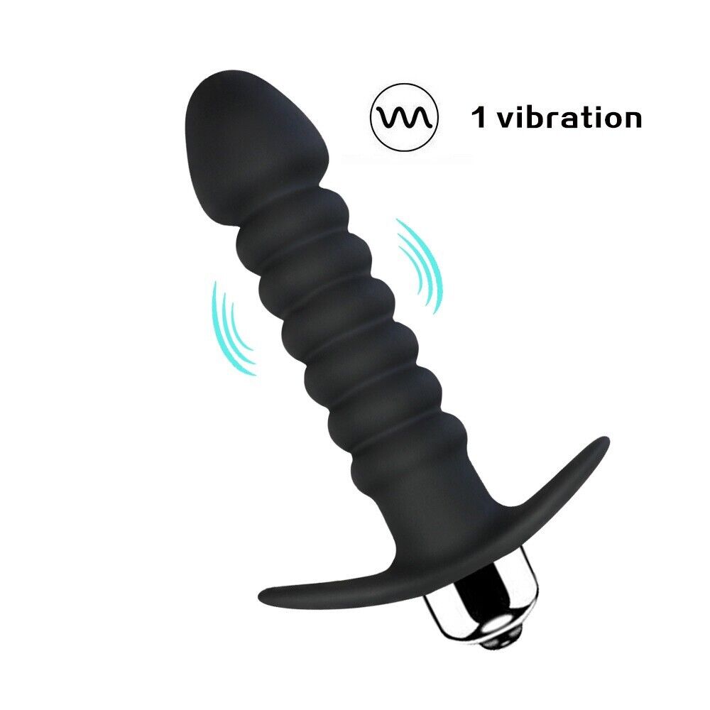 Velvet Ripples - Ribbed Vibrating Anal Plug for Supreme Pleasure | Anal Sex Toy