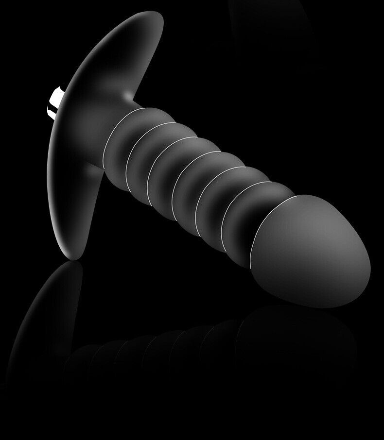 Velvet Ripples - Ribbed Vibrating Anal Plug for Supreme Pleasure | Anal Sex Toy