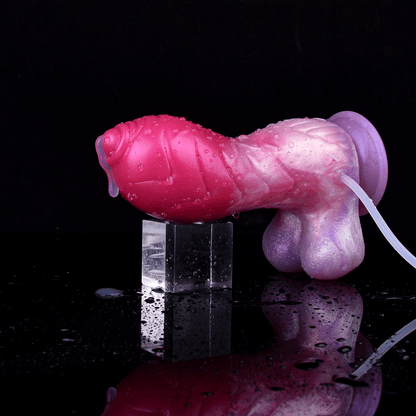 Peach Witch's Embrace - Alien-Like Bulbus Tip Fantasy Dildo - Squirting, Strapon