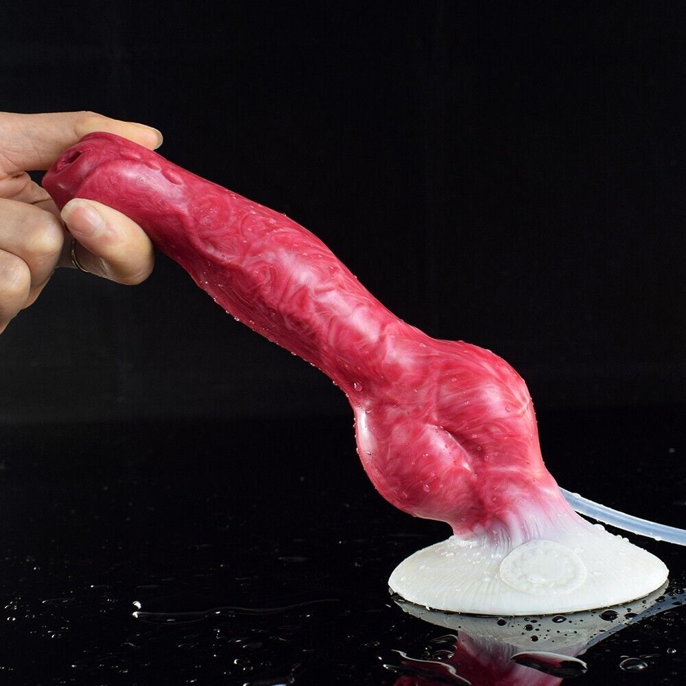 Fantasy Squirting Dildo with Injector & Hand Pump - Hellfire Roar