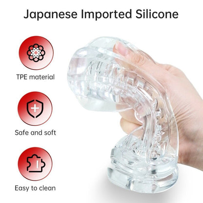 Men's Sex Toy Masturbator White Edition High Tech Hurricane | Strap Yourself In